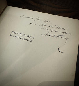 Honey Bee SIGNED by Anatole France