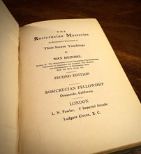 Load image into Gallery viewer, The Rosicrucian Mysteries by Max Heindel