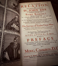 Load image into Gallery viewer, Of Spirits and Apparations by Dr. John Dee