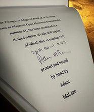 Load image into Gallery viewer, The Triangular Magical Book of St. Germain Signed by Adam McLean