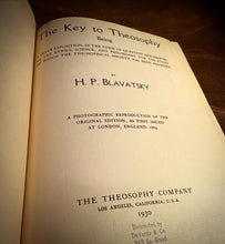 Load image into Gallery viewer, The Key to Theosophy by H.P. Blavatsky