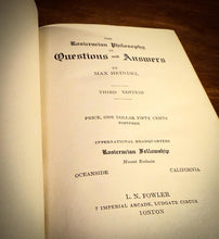 Load image into Gallery viewer, The Rosicrucian Philosophy in Questions and Answers