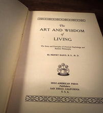 Load image into Gallery viewer, The Art and Wisdom of Living by Henry Hand