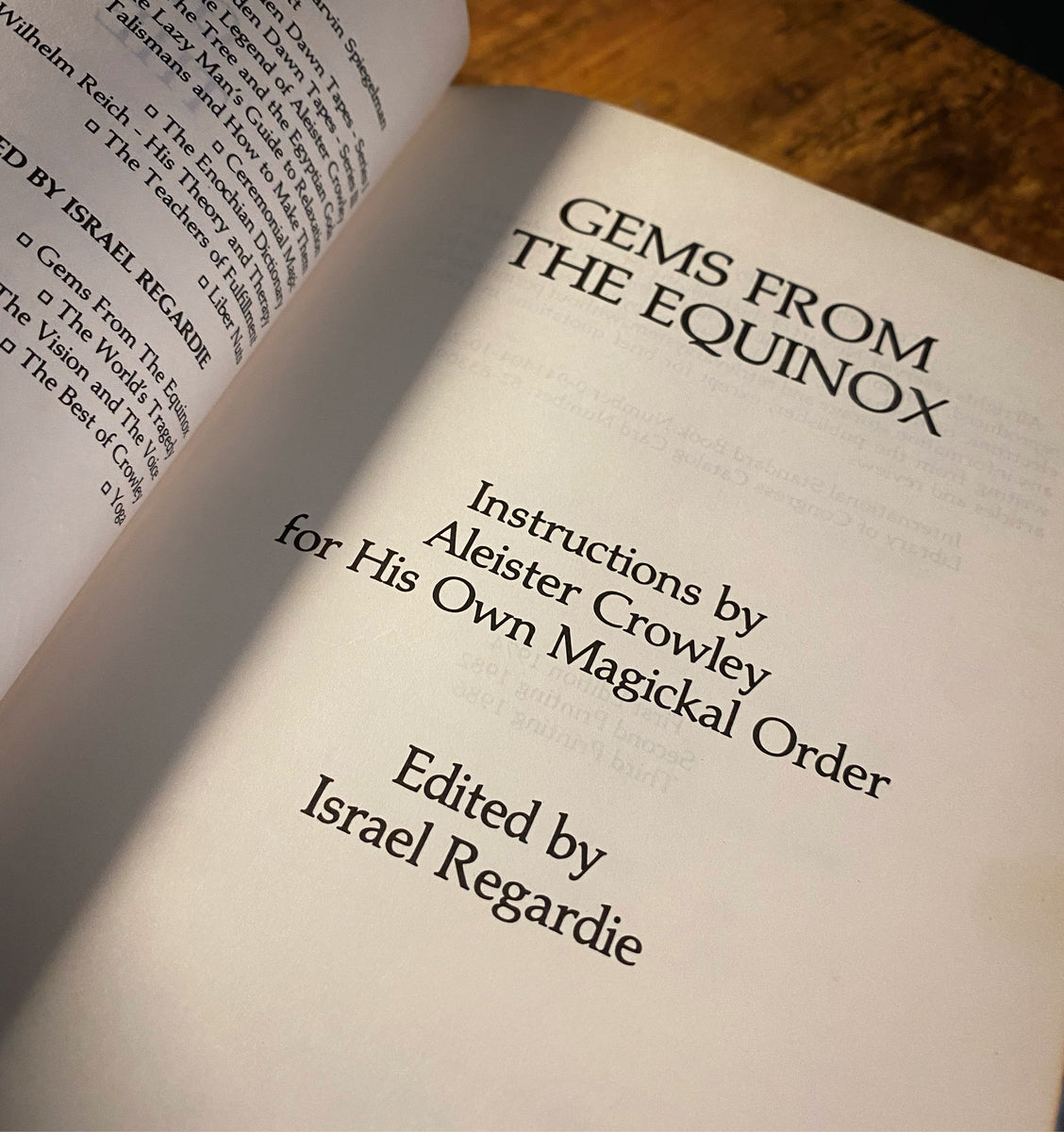 Gems from the Equinox Aleister Crowley Israel Regardie The Rose