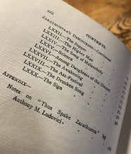 Load image into Gallery viewer, Thus Spake Zarathustra by Friedrich Nietzsche (1930)