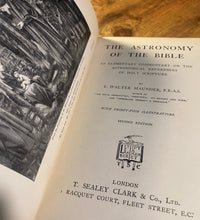 Load image into Gallery viewer, The Astronomy of the Bible by E.W. Maunder