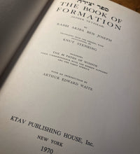 Load image into Gallery viewer, The Book of Formations (Sepher Yetzirah) Knut Stenring | A.E. Waite
