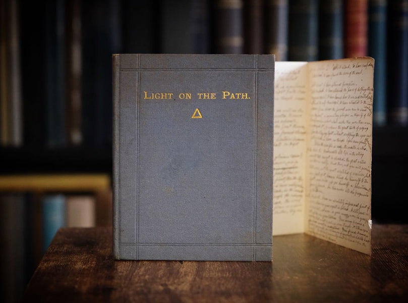 1885 The Light on the Path -  First Edition (Association Copy)