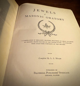Jewels of Masonic Oratory by L.S. Myler