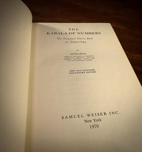 The Kabala of Numbers by Sepharial