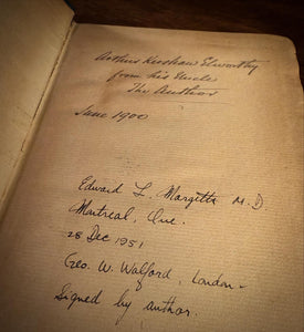 Horns of Honor SIGNED by Frederick Thomas Elworthy