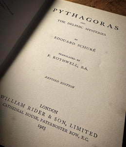 Pythagoras and the Delphic Mysteries by Eduardo Shure