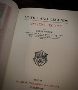 Myths and Legends by Lewis Spence [ 8 Volume Complete Set- Limited to 250]