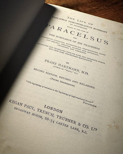 The Life of Paracelsus by Franz Hartmann