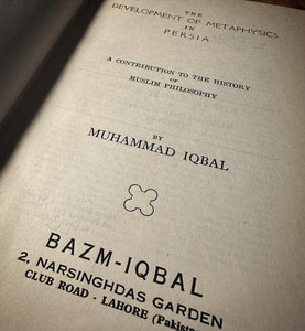The Development of Metaphysics in Persia by Muhammad Iqbal