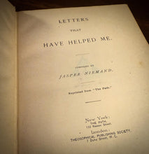 Load image into Gallery viewer, Letters that Have Helped Me by Jasper Niemand (Julia Keightly)