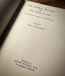The Golden Precepts by Aura May Hollen