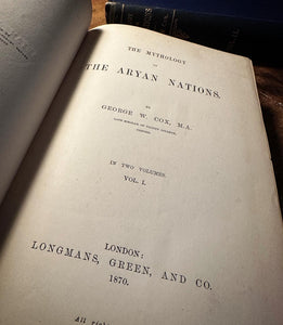 The Mythology of The Aryan Nations by G.W. Cox