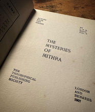 Load image into Gallery viewer, The Mysteries of Mithra by G.R.S. Mead