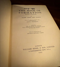 Load image into Gallery viewer, The Book of Formation or Sepher Yetzirah