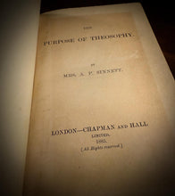 Load image into Gallery viewer, The Purpose of Theosophy by Mrs. A.P. Sinnett