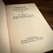 Load image into Gallery viewer, Hebrew Astrology by Sepharial