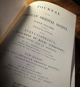 Surya Siddhanta Journal of the American Oriental Society Surya Siddahanta by Ebenezer Burgess