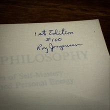 Load image into Gallery viewer, Energy Philosophy SIGNED by Roy Jorgensen