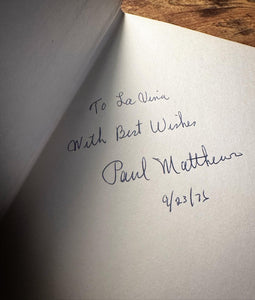Beyond This Day SIGNED by Paul Matthews