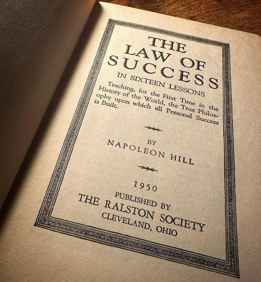 The Law of Success (8 Volume Set) by Napoleon Hill – The Rose