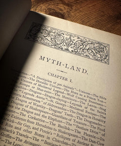 Myth-Land by Edward Hulme (1886 First Edition)
