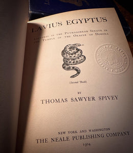 Lavius Egyptus by Thomas Sawyer Spivey