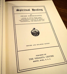 Spiritual Healing by Swami Paramananda