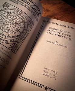 Everybody's Book of Fate and Fortune by Edward Lyndoe