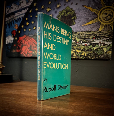 Mans Destiny and World Evolution by Rudolf Steiner