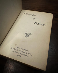 Leaves of Grass (Association Copy) by Walt Whitman