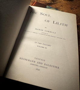 The Soul of Lilith by Marie Corelli