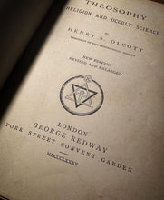 Load image into Gallery viewer, Theosophy Religion and Occult Science by H.S. Olcott