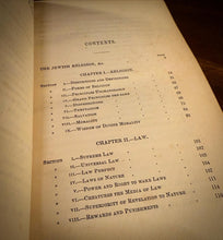 Load image into Gallery viewer, Theocracy or the Principles of The Jewish Religion and Polity by Robert Craig
