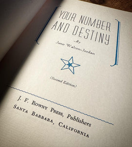 Your Number and Destiny by Juno Walton Jordan