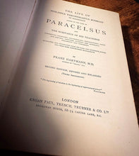 Load image into Gallery viewer, Life of Paracelsus by Franz Hartmann