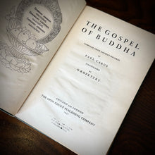 Load image into Gallery viewer, The Gospel of Buddha Compiled from Ancient Records by Paul Carus
