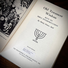 Load image into Gallery viewer, Old Testament Wisdom Keys to Bible Interpretation by Manly P. Hall