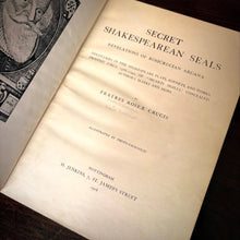 Load image into Gallery viewer, Secret Shakespearean Seals by Fratres Roseæ Crucis