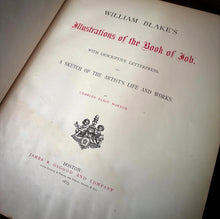 Load image into Gallery viewer, William Blake’s Illustrations of the Book of Job by Charles Eliot Norton