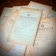 Load image into Gallery viewer, Pacific Theosophist [9 Issues] by Jerome A. Anderson