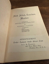 Load image into Gallery viewer, Abd Allah Teacher Healer by Walter C. Lanyon
