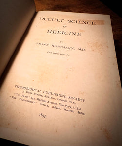 Occult Science in Medicine by Franz Hartmann