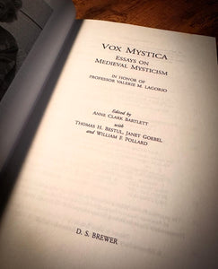 Vox Mystica Essays on Medieval Mysticism by Barlett