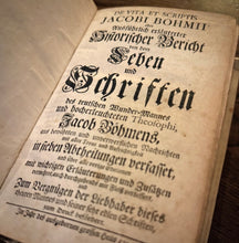 Load image into Gallery viewer, [On The Life and Writings of Jacob Bohme] De Vita et Scriptis Jacobi Bohmii